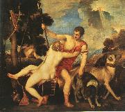  Titian Venus and Adonis oil painting picture wholesale